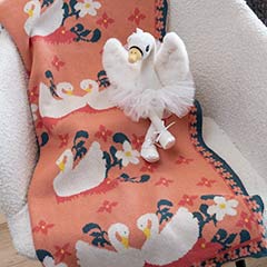 Swan Ballerina & Blanket Image 2