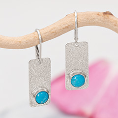 Santa Fe Silver Earrings Image 1