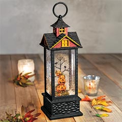 Halloween Lantern Snow Globe Image 1
