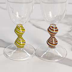 Artisan Swirl Champagne Flutes Image 4