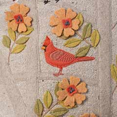 Songbird Garden Pillow Image 4