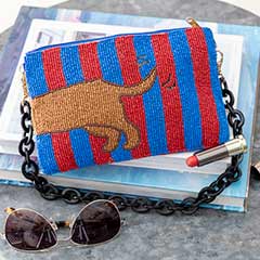 Beaded Dachshund Handbag Image 2