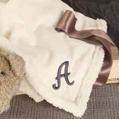 Monogrammed Baby Blanket Image 1