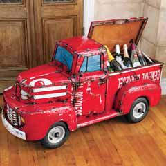 Vintage Red Truck Image 1