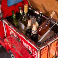 Vintage Red Truck Image 2