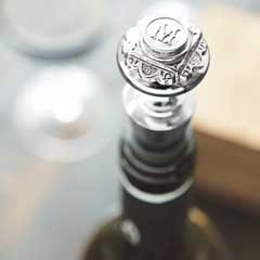 Monogrammed Wine Stopper Image 1