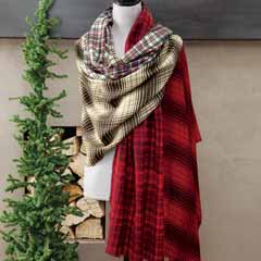 Berkeley Wool Plaid Wrap Image 1