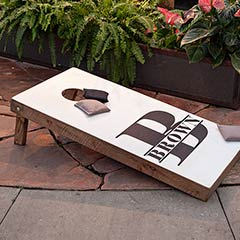 Monogrammed Cornhole Set Image 3