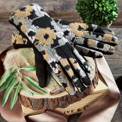 Fleur Embroidered Gloves Image 1