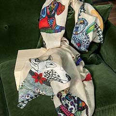 "Must Love Dogs" Scarf Image 2