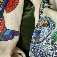 "Must Love Dogs" Scarf Image 3