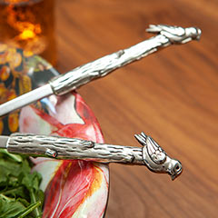 Les Fleurs Salad Bowl & Servers Image 2