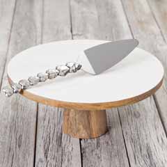 Simple Elegance Cake Stand & Server Image 2