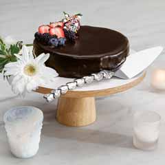 Simple Elegance Cake Stand & Server Image 1