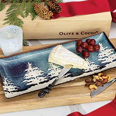 Snowy Pine Serving Set Image 1