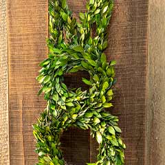 Spring Boxwood Bunny Wreath Image 2