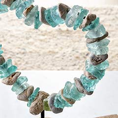 Sea Glass & Stone Heart Image 4