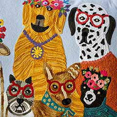 Doggy Portrait Pillow Image 3