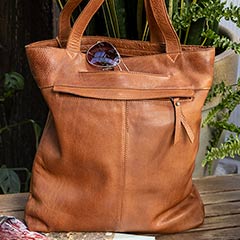 Martell Leather Tote Image 3