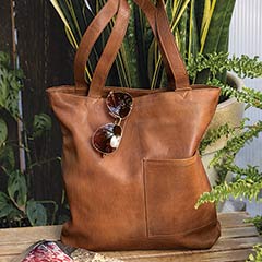 Martell Leather Tote Image 1