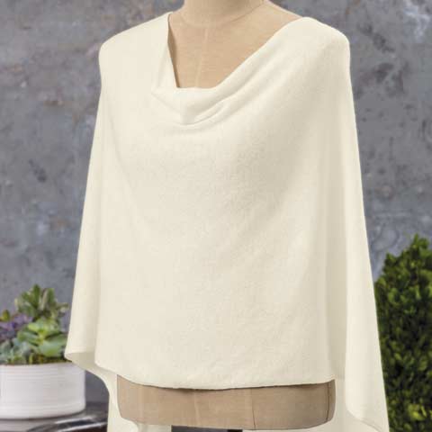Cashmere Poncho Image 7