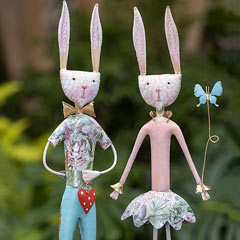 Savannah Metal Rabbits Image 2