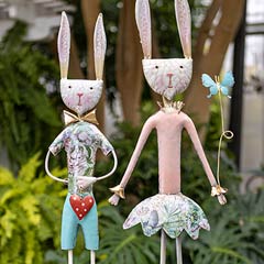 Savannah Metal Rabbits Image 3