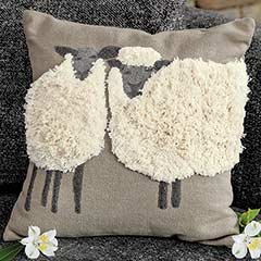 I Love Ewe Pillow Image 1