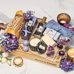 Posh Purple Spa Crate Image 1