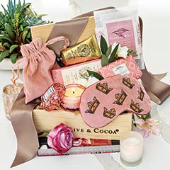 Pink & Gold Spa Crate Image 1