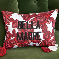Bella Madre Floral Pillow Image 1