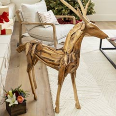 Luxe Driftwood Stag Image 3