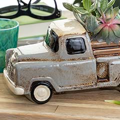 Ceramic Truck Succulent Image 3