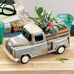 Ceramic Truck Succulent Image 1