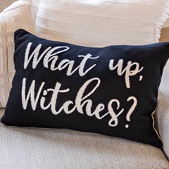 "What Up Witches?" Pillow Image 2