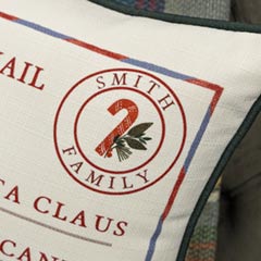 Personalized North Pole Pillow Image 3