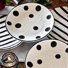 Dot & Stripe Plate Set Image 2