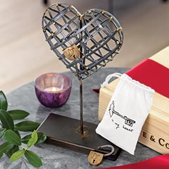 Artisan Heart Sculpture & Locks Image 1