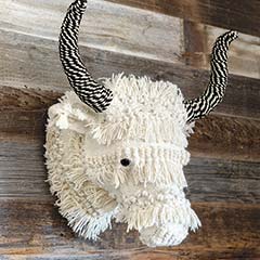 Boho Fringed Bull Image 1