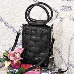 Stitched Leather Crossbody Bag Image 1