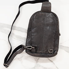 Distressed Leather Crossbody Bag Image 2