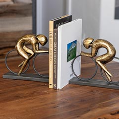 Artisan Bicycle Bookends Image 2