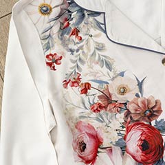 Olive & Cocoa Bouquet Pajamas Image 3