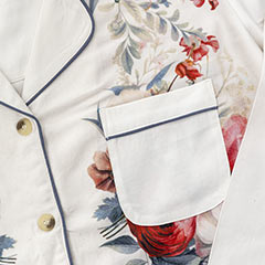 Olive & Cocoa Bouquet Pajamas Image 4