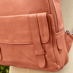Sunset Grove Leather Backpack Image 3