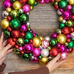 Dazzling Ornament Wreath Image 2