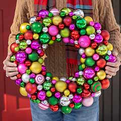 Dazzling Ornament Wreath Image 3