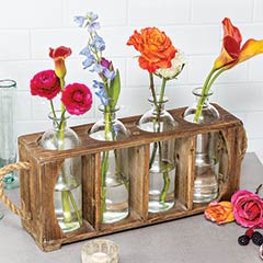 Vintage Bottle Vase Image 1