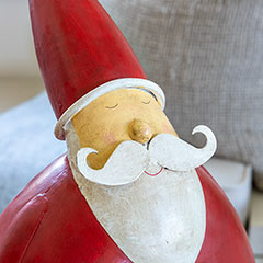 Jolly Recycled Metal Santa Image 2