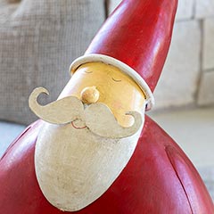 Jolly Recycled Metal Santa Image 4